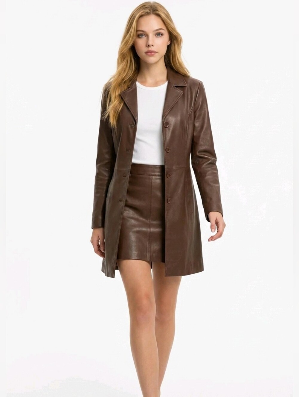 Danier Leather Button-Front Women's Jacket